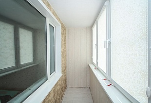 Теплое остекление П-образного балкона 3000*1500 мм
